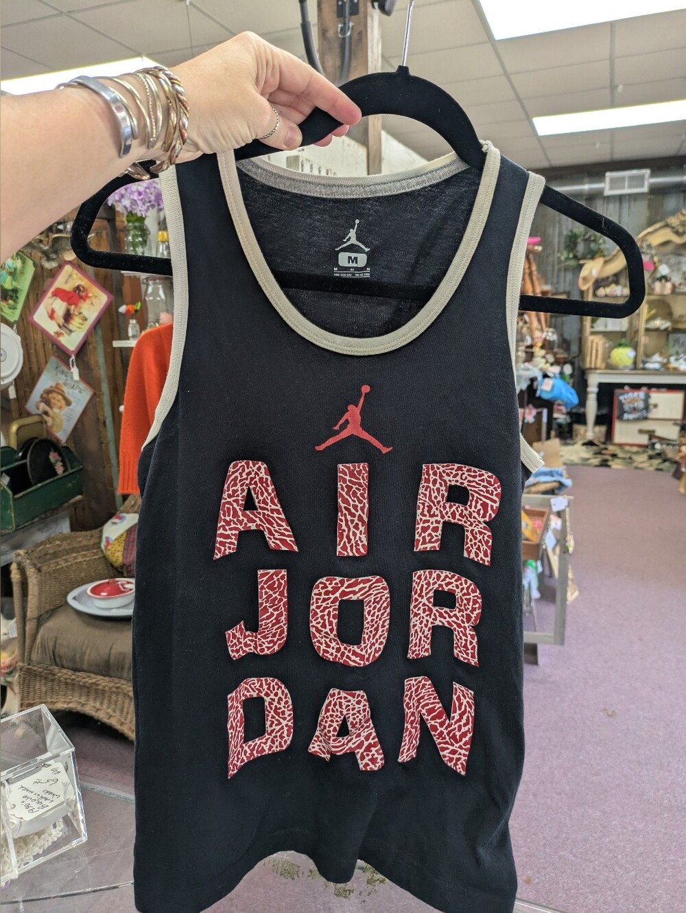 NWOT Air Jordan Boys Youth Tank Top Tee Shirt